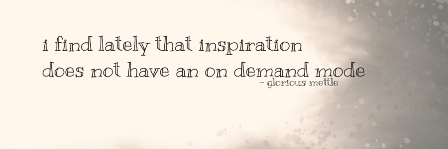 i find lately that inspirations does not have an on demand mode - by glorious mettle